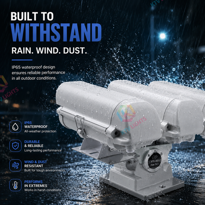 Three-headed bird and animal repelling laser light - B56