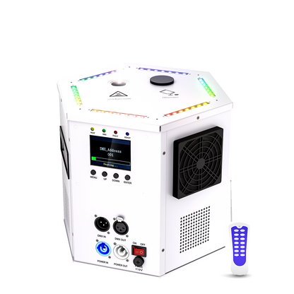 KTVLIGHTS 700W Hexagonal RGB LED Cold Spark Machine-H5