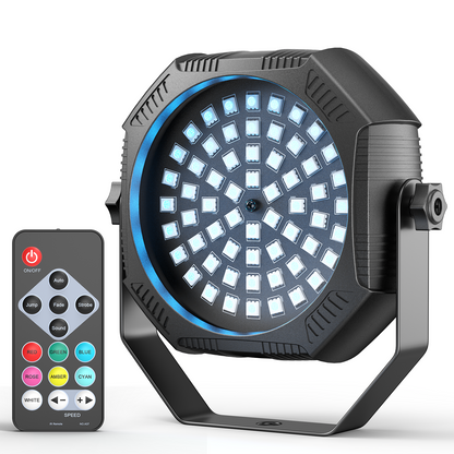 KTVLIGHTS Mini 60W RGB USB Rechargeable Strobe PAR Light-P33