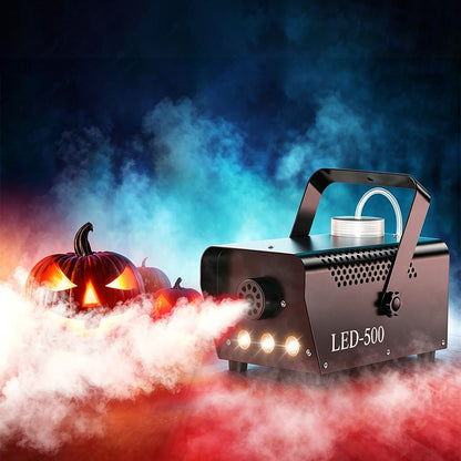KTVLIGHTS 500W RGB Fog Machine with Remote Control-Y6