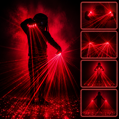 KTVLIGHTS creates stunning light shows using laser gloves-M11