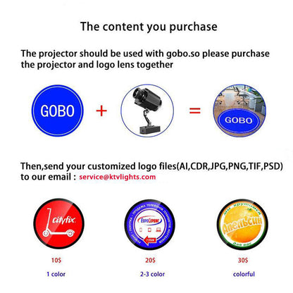 Waterproof Outdoor Gobo Projector for Custom Logo Advertising - S19