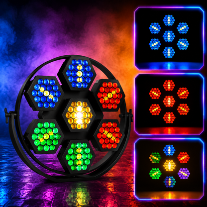 KTVLIGHTS 200W RGB COB LED Retro Strobe Light-F1