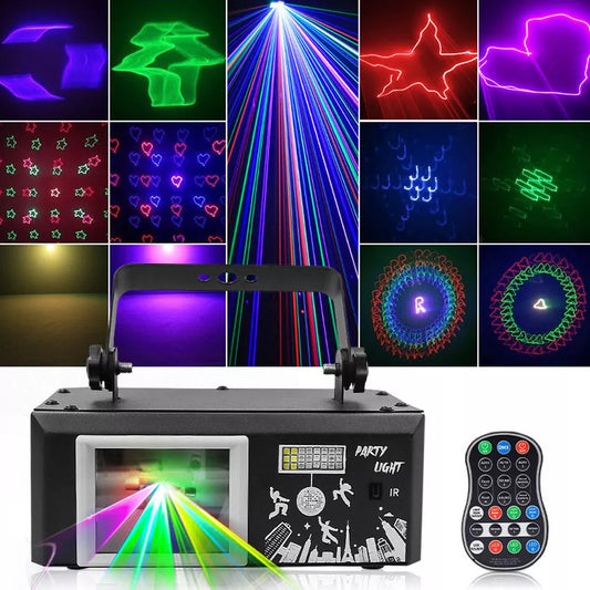 KTVLIGHTS 3D Animation Laser Projection Light for DJ Stages and Parties-A31