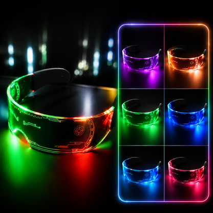 KTVLIGHTS LED Luminous Glasses for Rave Parties & Festivals-M3