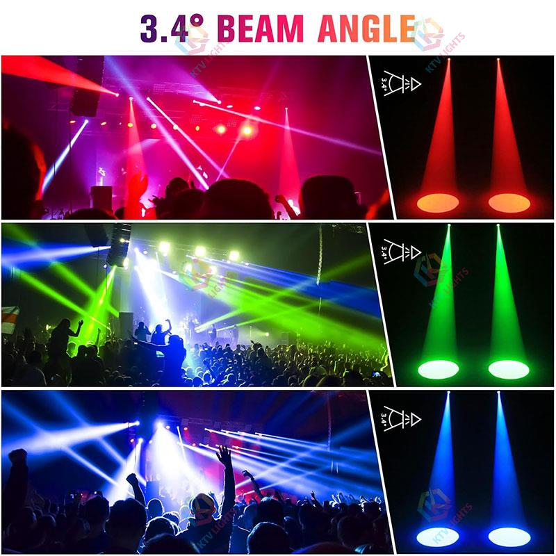 KTVLIGHTS 20W RGBW LED Spotlight for Stage & DJ Lighting-J4