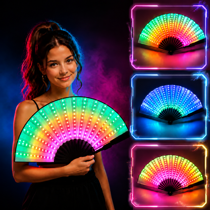 KTVLIGHTS Full Color LED Fan for Rave Parties & Festivals - M15