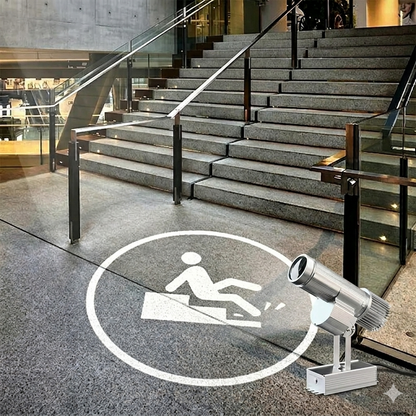 Custom Floor Sign Projector for Safety & Direction Guidance-S28