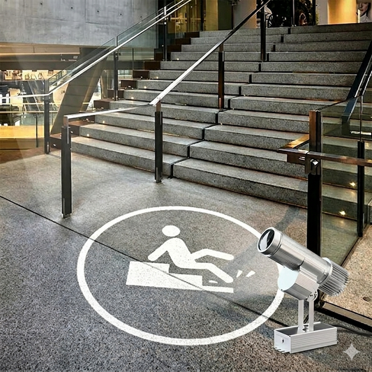 Custom Floor Sign Projector for Safety & Direction Guidance-S28