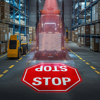 Industrial Warning Sign Projector Light - S3