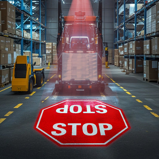 Industrial Warning Sign Projector Light - S3