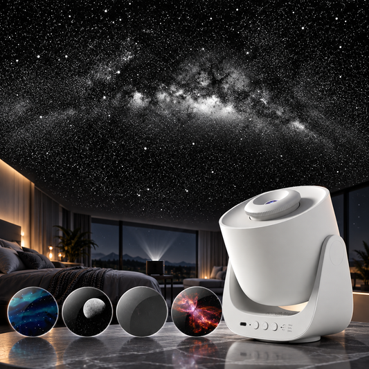 KTVLIGHTS Rechargeable Starry Sky Galaxy Projector for Bedroom-S58