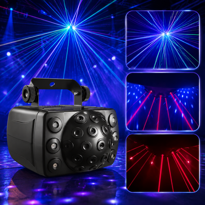 KTVLIGHTS RGB Dynamic Laser Light – DJ Party & Stage Performance – DMX512-B40