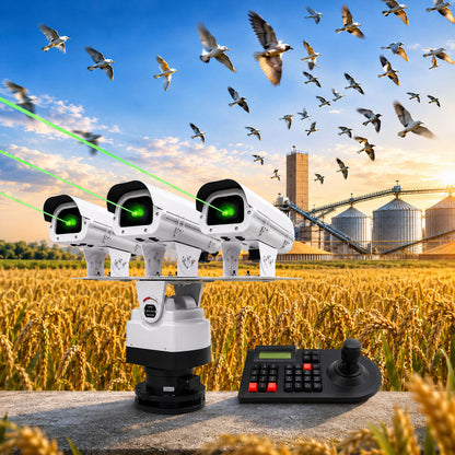 Programmable Three-Head Bird and Animal Repellent Laser Light - B46