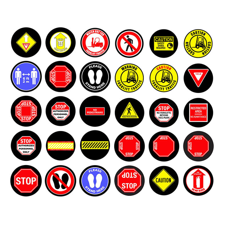 LED Stop Sign Gobo Projector for Warehouses & Job Sites-S31