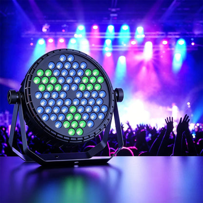 KTVLIGHTS 72-LED RGB PAR Light with Dynamic Vortex Effect-P12