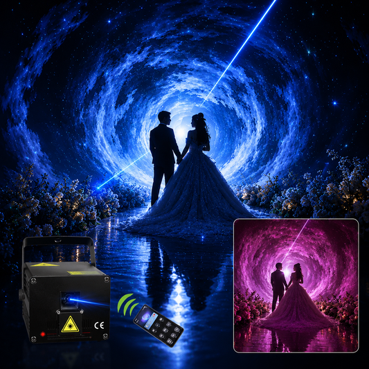 KTVLIGHTS APP Animation Laser Light with Custom Logo & Text Projection-A3