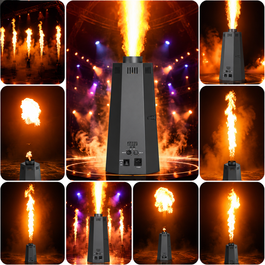 KTVLIGHTS 80W Dmx flame-throwing machine-H4
