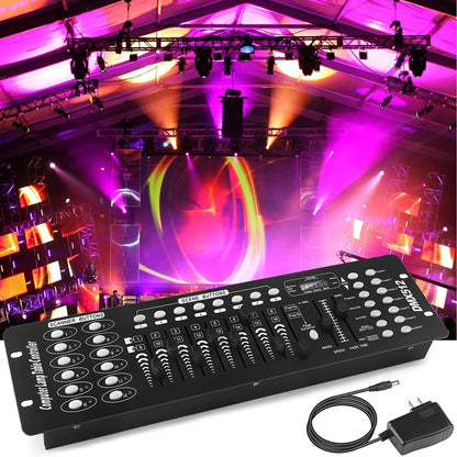 KTVLIGHTS 192-Channel DMX512 Stage Lighting Controller-D2