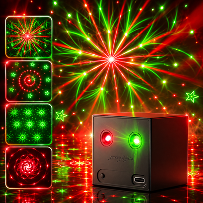 Mini RGB Laser Party Light USB Rechargeable Projector-B52