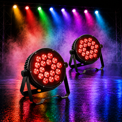 KTVLIGHTS 18x10W 4-in-1 IP65 Waterproof LED PAR Light-P70