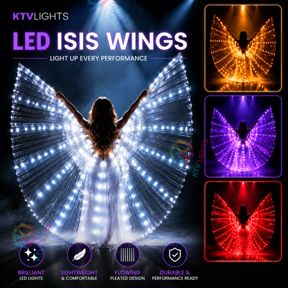 KTVLIGHTS Glow Like A Goddess With LED Dance Wings-M37