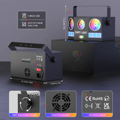 20W Magic Ball Laser Pattern Party Light - C7