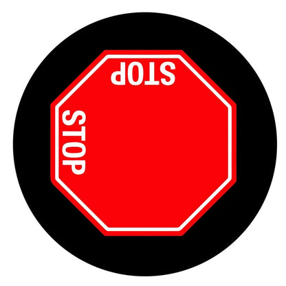 LED Stop Sign Gobo Projector for Warehouses & Job Sites-S31