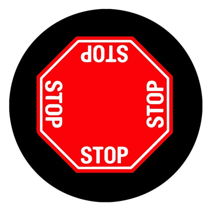 LED Stop Sign Gobo Projector for Warehouses & Job Sites-S31