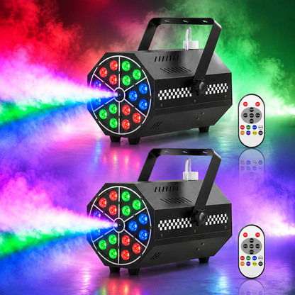 KTVLIGHTS 500W 18 LED RGB Halloween Fog Machine-Y2