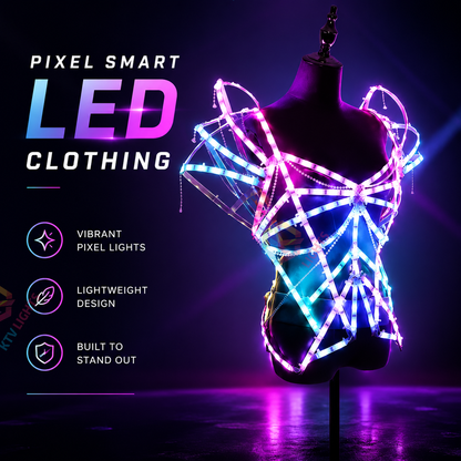 KTVLIGHTS  Smart Pixel LED Clothing for DJ Shows & Rave Parties-M47