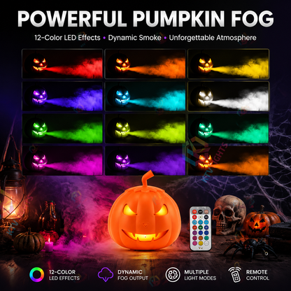 KTVLIGHTS 800W Pumpkin Shape Halloween Party Smoke Machine-Y9