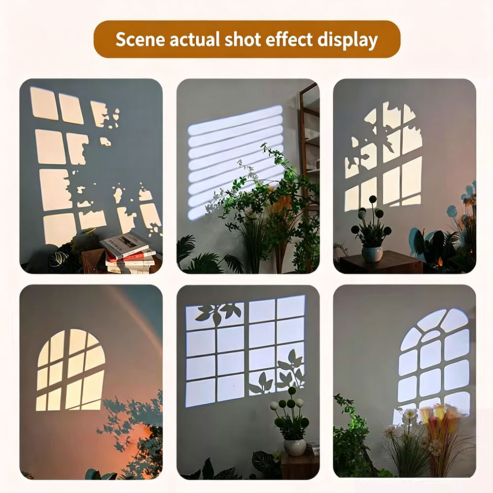 Window light and shadow simulation sunlight projection lamp - S1