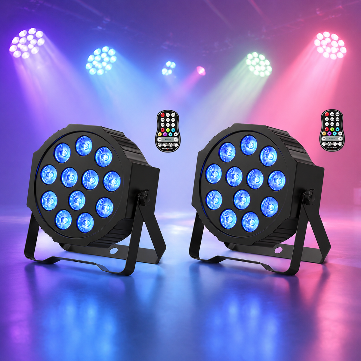 KTVLIGHTS Rechargeable RGBW LED Stage PAR Light-P16