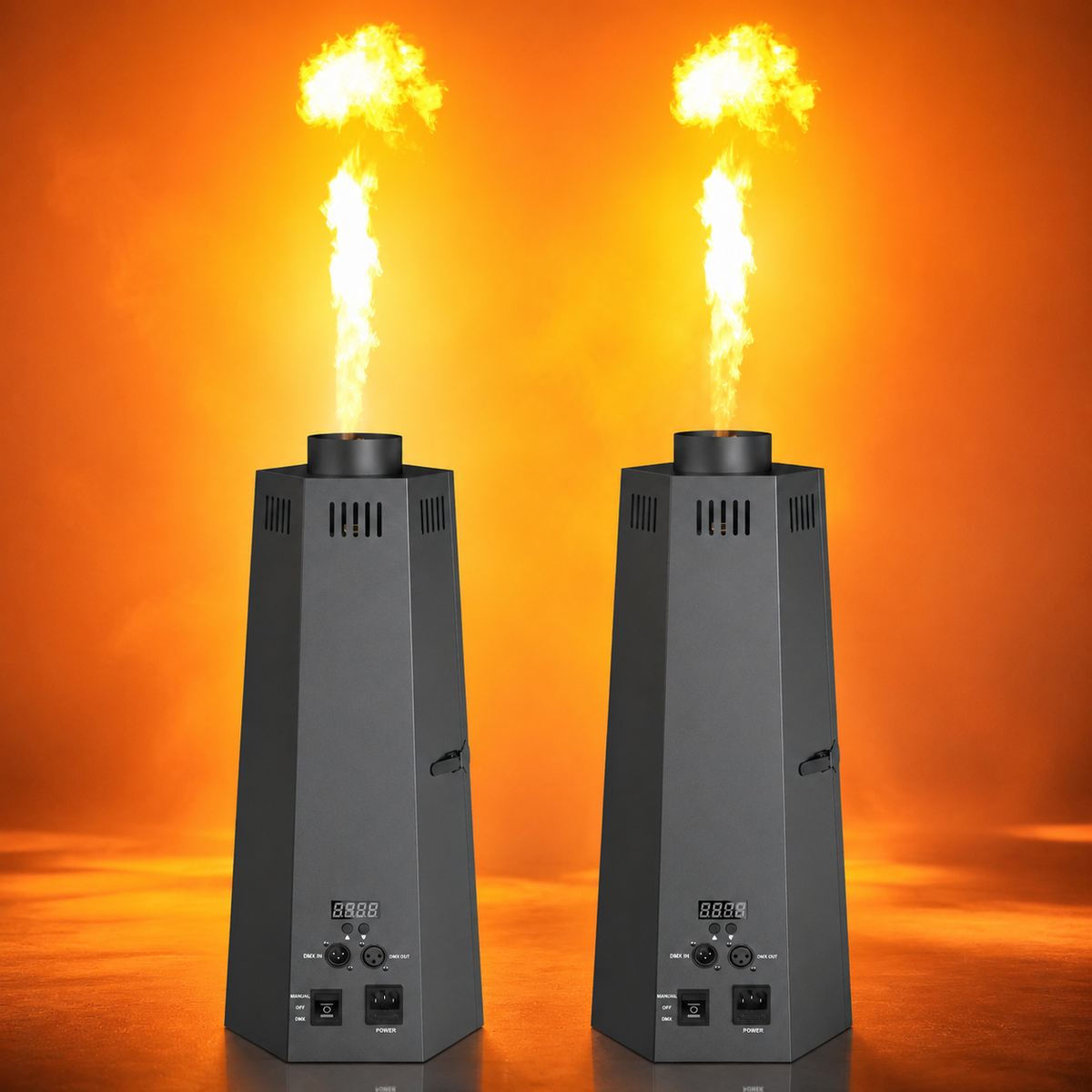 KTVLIGHTS 80W Dmx flame-throwing machine-H4