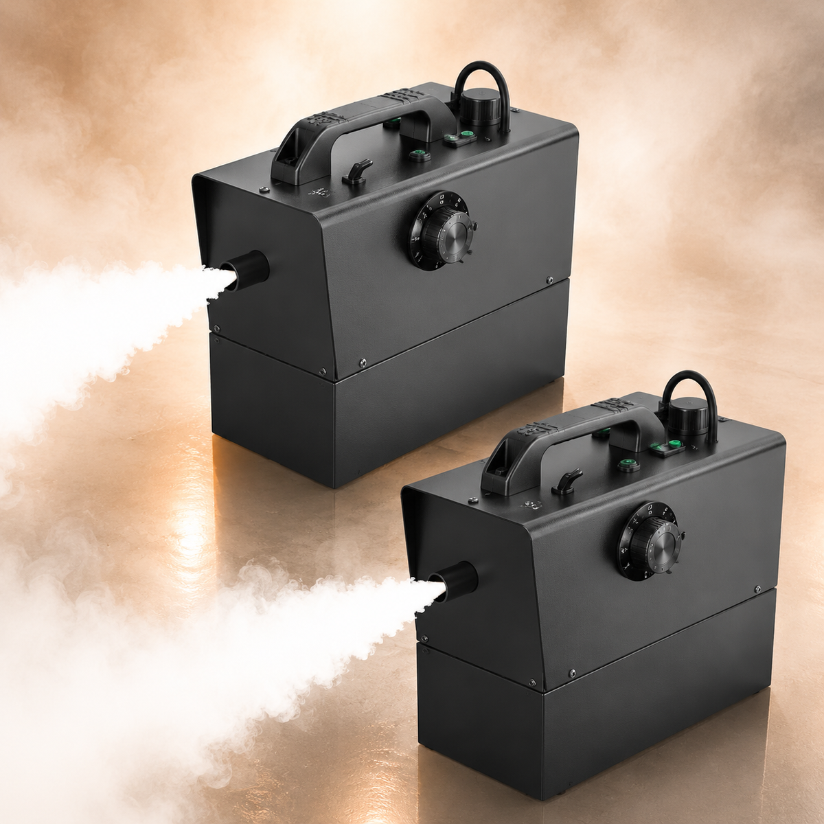 KTVLIGHTS 400W Mini Remote Control Rechargeable Smoke Machine-Y17