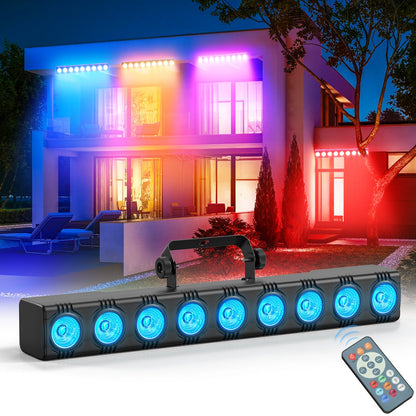 KTVLIGHTS 36W 9-LED RGBW 4-in-1 Wall Washer-X9