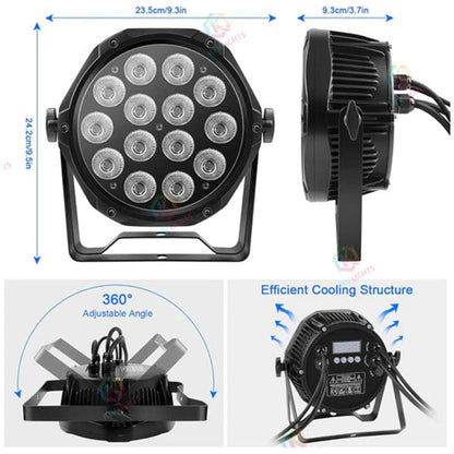 KTVLIGHTS 4-in-1 RGBW Silent LED Party PAR Light-P59