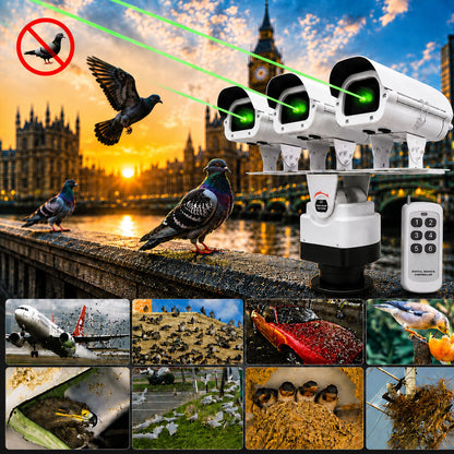 Programmable Three-Head Bird and Animal Repellent Laser Light - B46