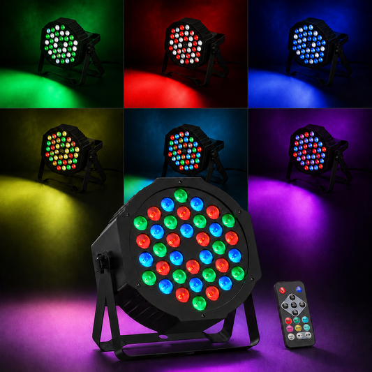 KTVLIGHTS 36-LED RGB DMX PAR Stage Light-P57