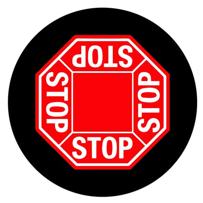 LED Stop Sign Gobo Projector for Warehouses & Job Sites-S31