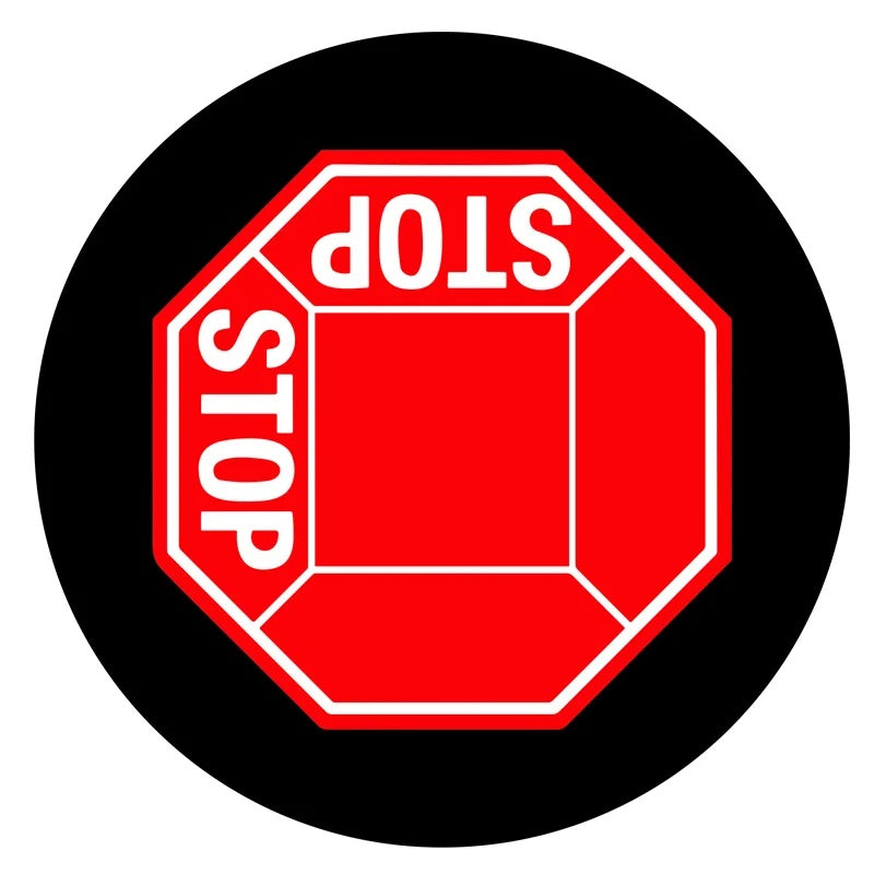 LED Stop Sign Gobo Projector for Warehouses & Job Sites-S31