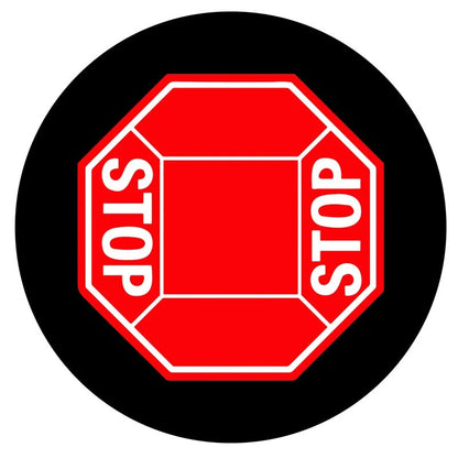 LED Stop Sign Gobo Projector for Warehouses & Job Sites-S31