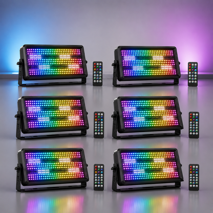 KTVLIGHTS 120W RGBW LED Wash Strobe Stage Light-X4
