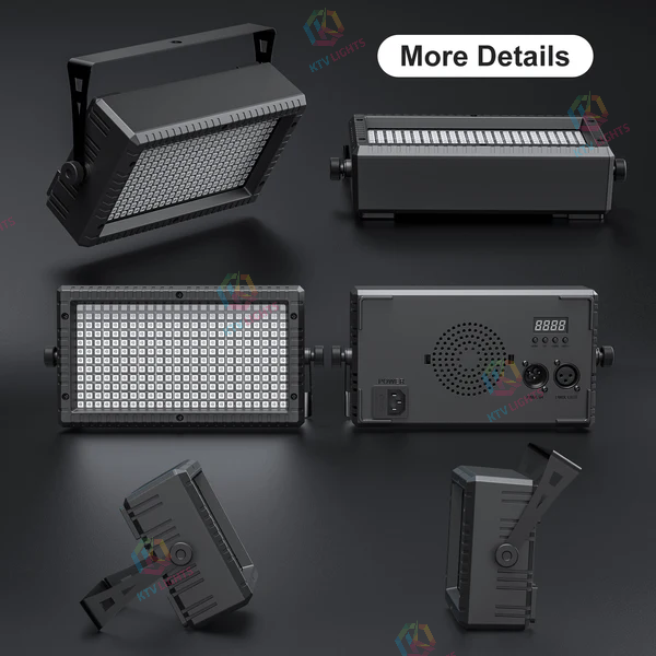 KTVLIGHTS 60W Mini RGB 3-in-1 LED Strobe Wall Washer-X22