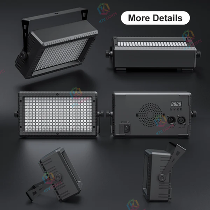 KTVLIGHTS 60W Mini RGB 3-in-1 LED Strobe Wall Washer-X22
