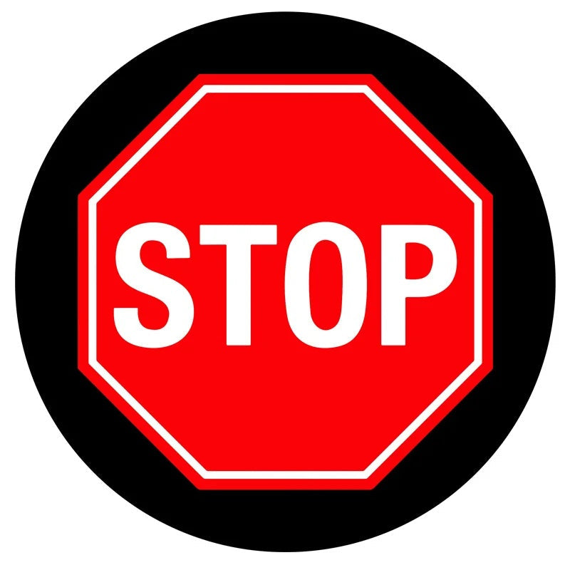LED Stop Sign Gobo Projector for Warehouses & Job Sites-S31