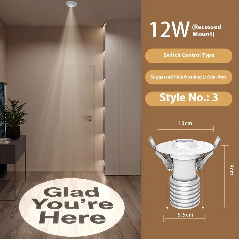 Custom Family Welcome Projection Light with Motion Sensor-S34