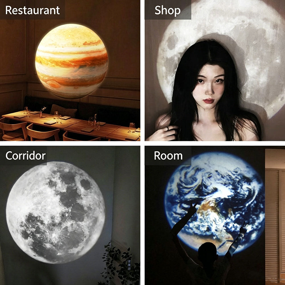 Customizable Moon Projector Lamp - S4