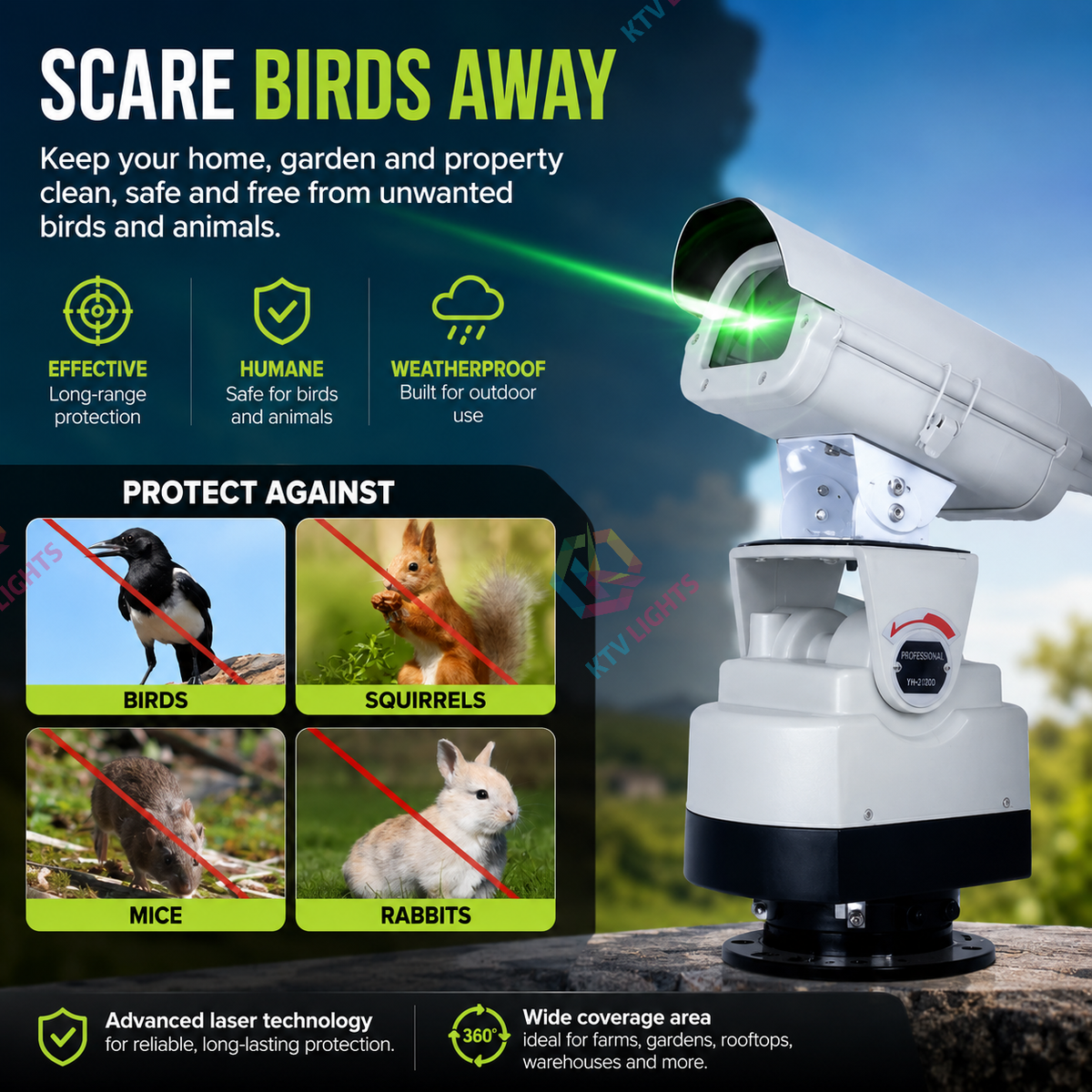 Programmable Outdoor Landmark Laser Light - B57